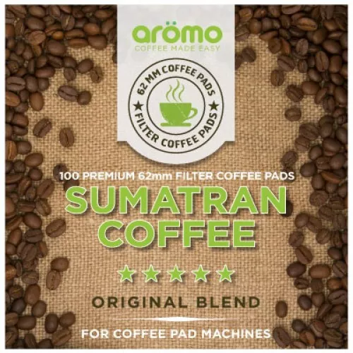 Aromo - SUMATRA - 62mm Senseo Unwrapped Compatible Coffee Pods